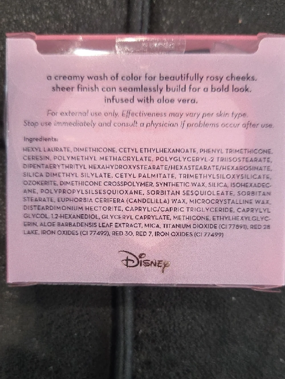 The Crème Shop Minnie Mouse Pink Crème Blush Balm
